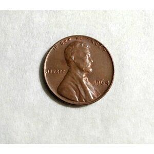 1964 Lincoln Penny No Mint Mark Rare Multiple Errors